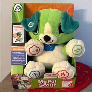 LeapFrog My Pal Scout Interactive Plush Toy - Green and White
